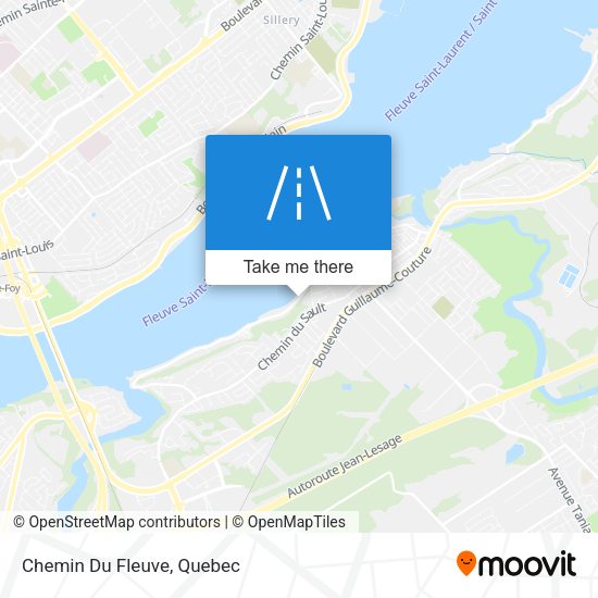 Chemin Du Fleuve map
