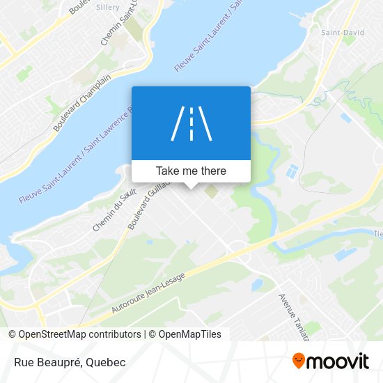 Rue Beaupré map