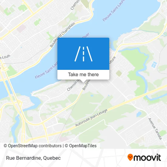 Rue Bernardine map