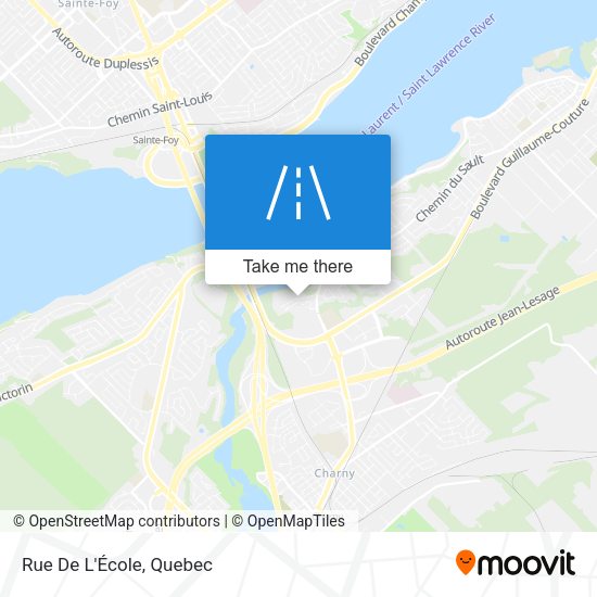 Rue De L'École map