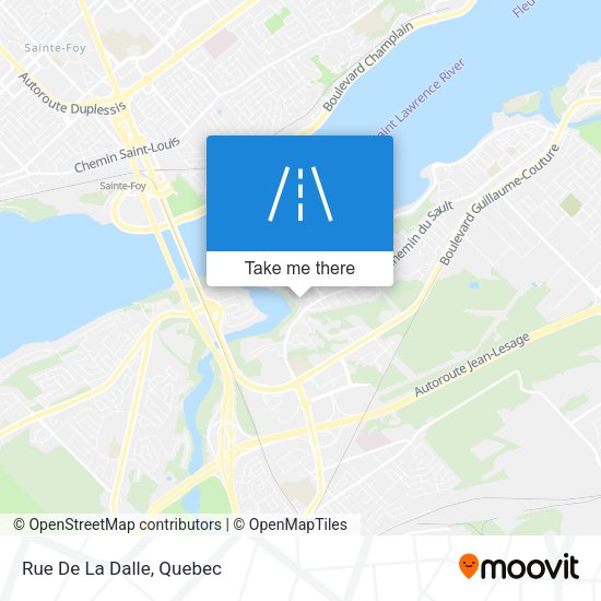 Rue De La Dalle map