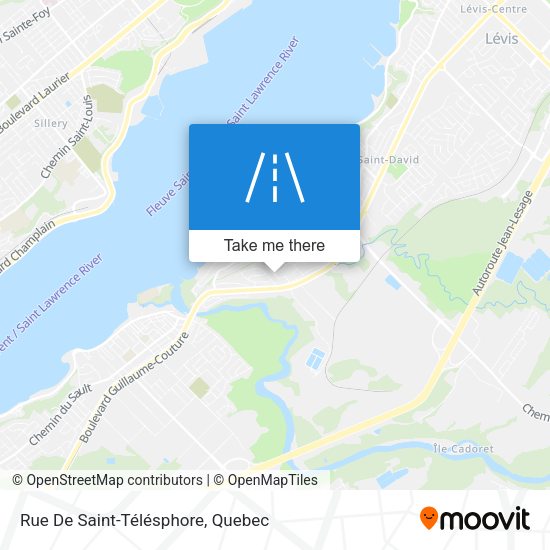 Rue De Saint-Télésphore map