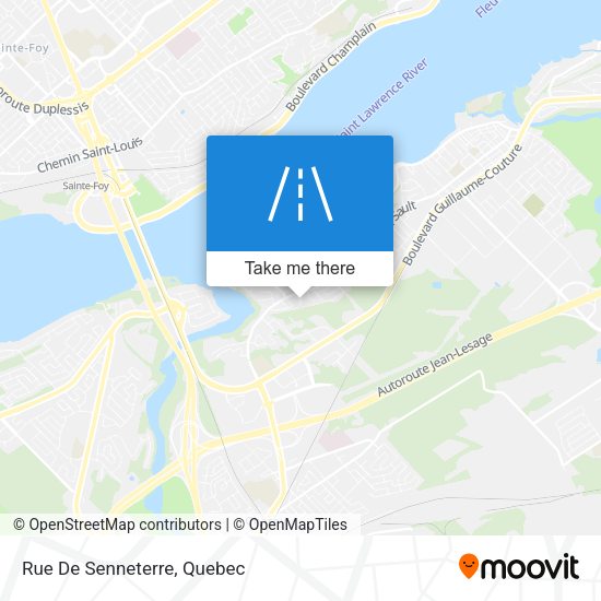 Rue De Senneterre map