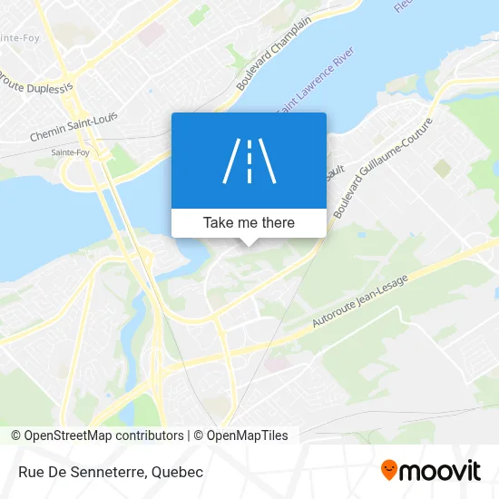 Rue De Senneterre map