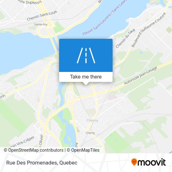 Rue Des Promenades map