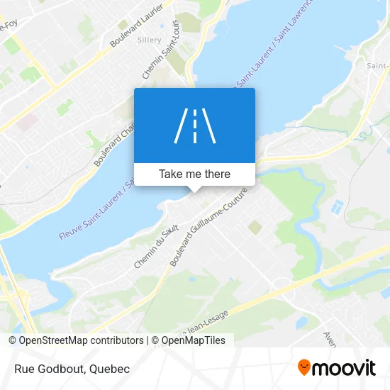 Rue Godbout map