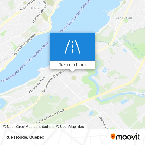 Rue Houde map
