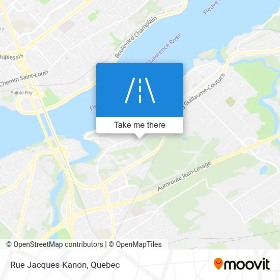 Rue Jacques-Kanon map