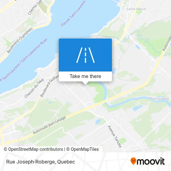 Rue Joseph-Roberge map