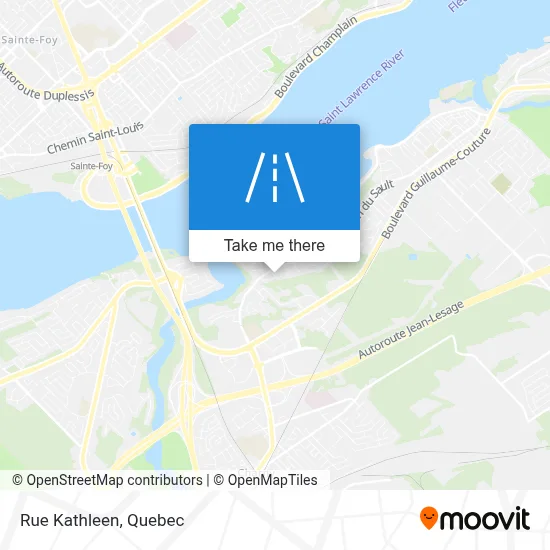 Rue Kathleen map