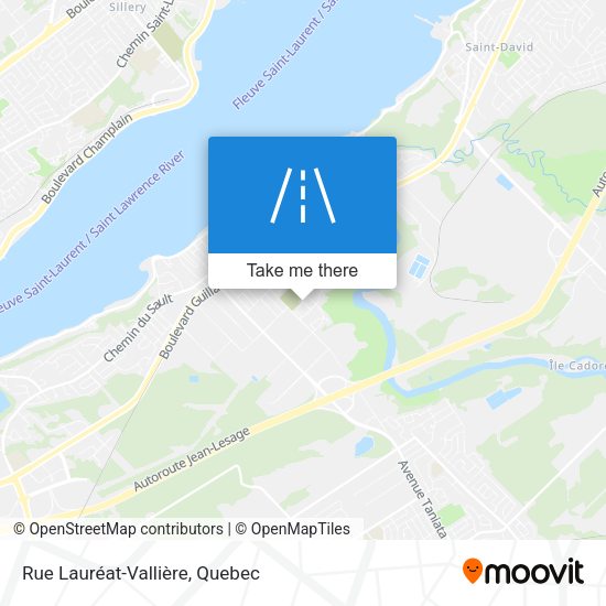 Rue Lauréat-Vallière map