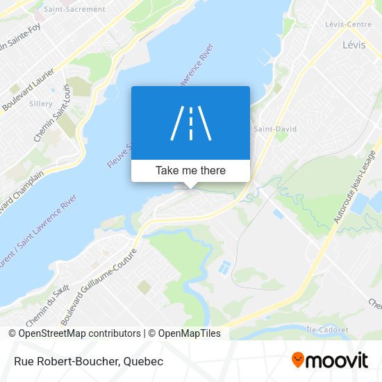 Rue Robert-Boucher map