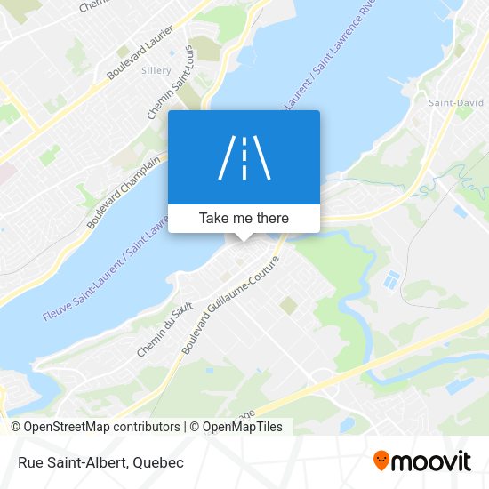 Rue Saint-Albert map