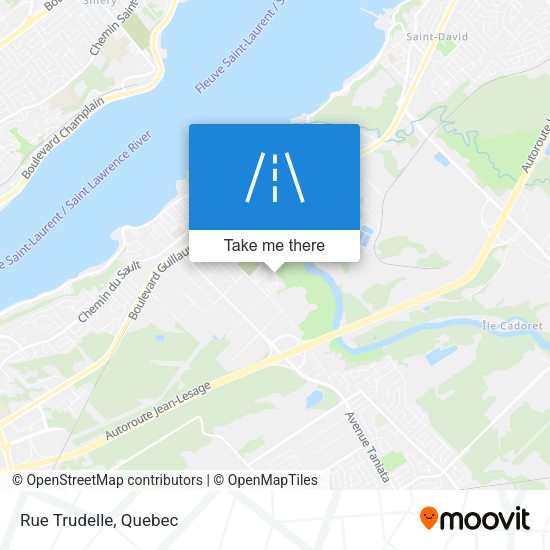 Rue Trudelle map