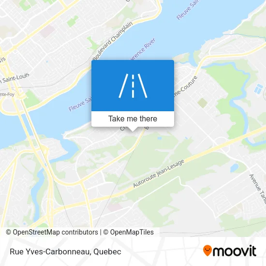 Rue Yves-Carbonneau map