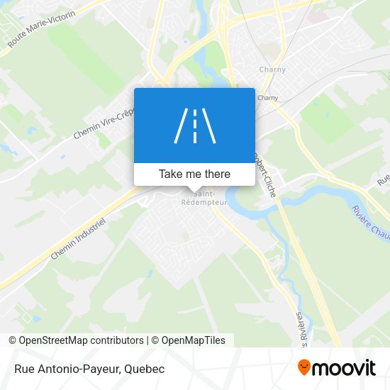 Rue Antonio-Payeur map