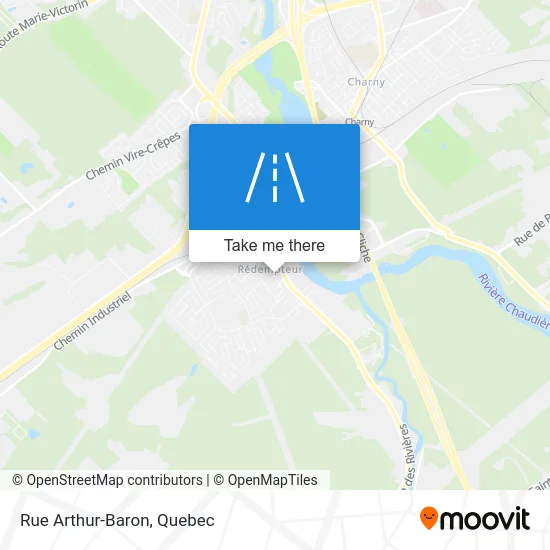 Rue Arthur-Baron map