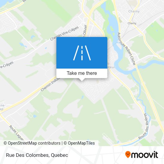 Rue Des Colombes map