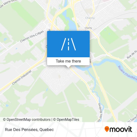 Rue Des Pensées map