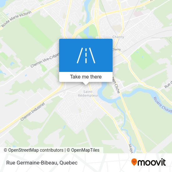 Rue Germaine-Bibeau map