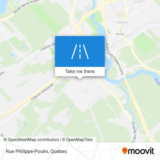 Rue Philippe-Poulin map