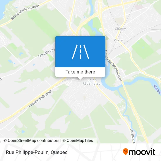 Rue Philippe-Poulin map