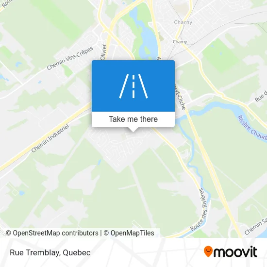 Rue Tremblay map