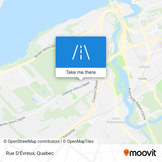 Rue D'Évreux map