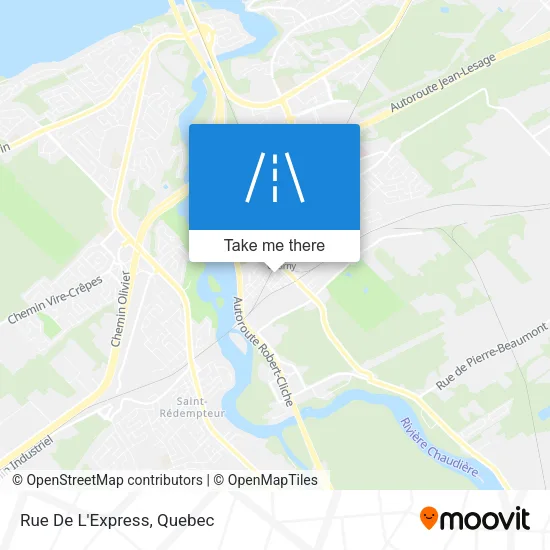 Rue De L'Express map