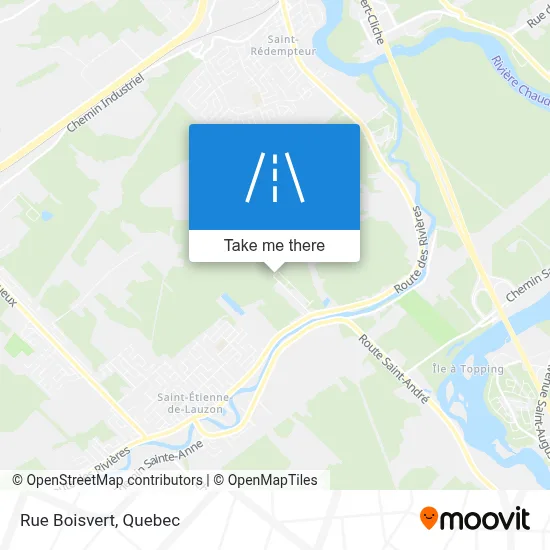 Rue Boisvert map