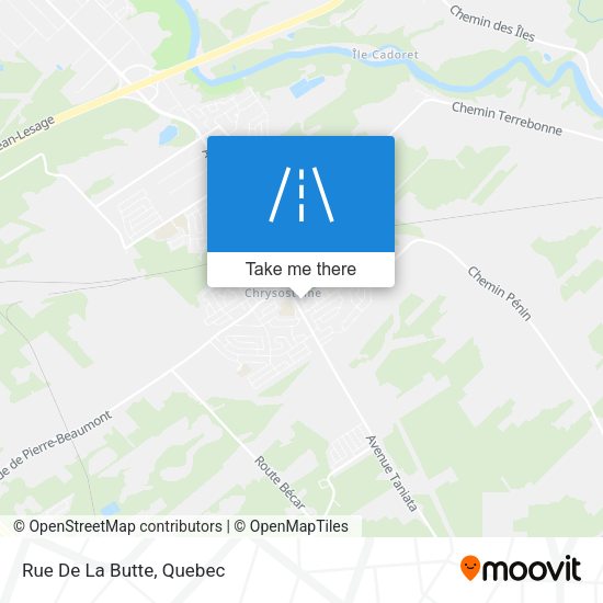 Rue De La Butte map