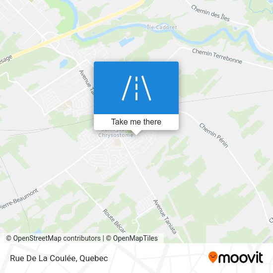 Rue De La Coulée map