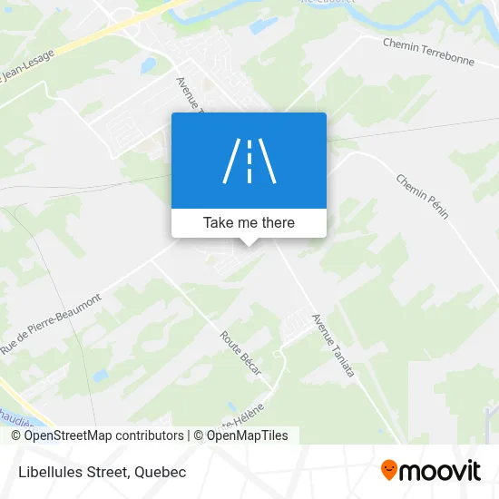 Rue Des Libellules map