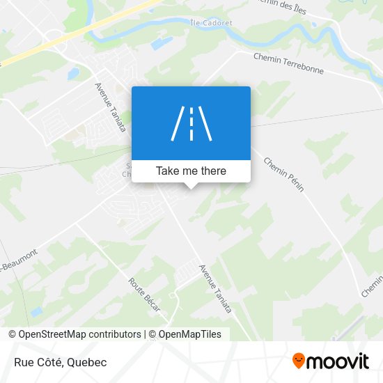 Rue Côté map