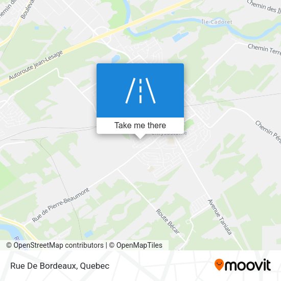 Rue De Bordeaux map