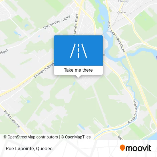 Rue Lapointe map