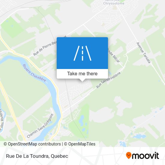 Rue De La Toundra map
