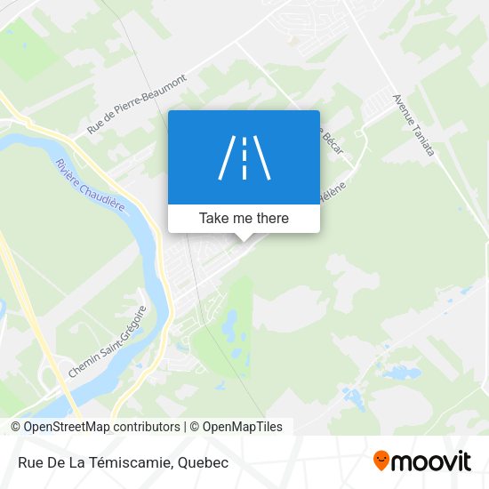 Rue De La Témiscamie map