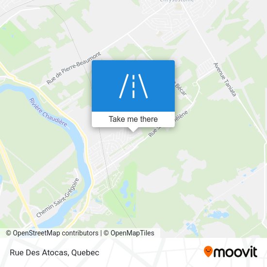 Rue Des Atocas map