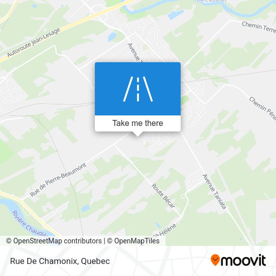 Rue De Chamonix map