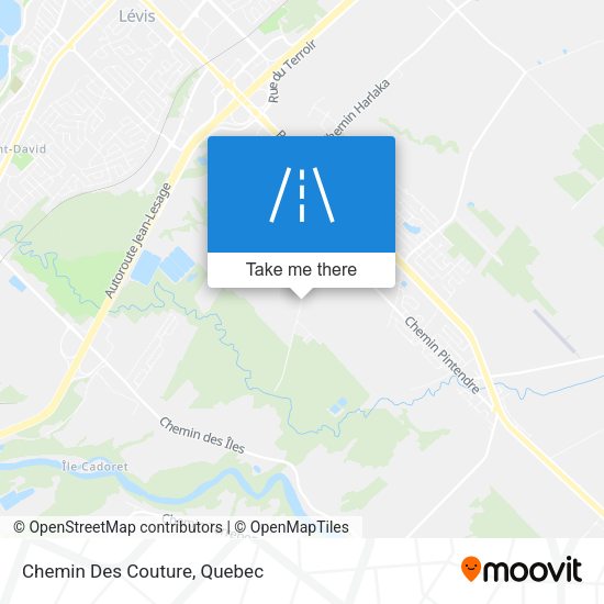 Chemin Des Couture map