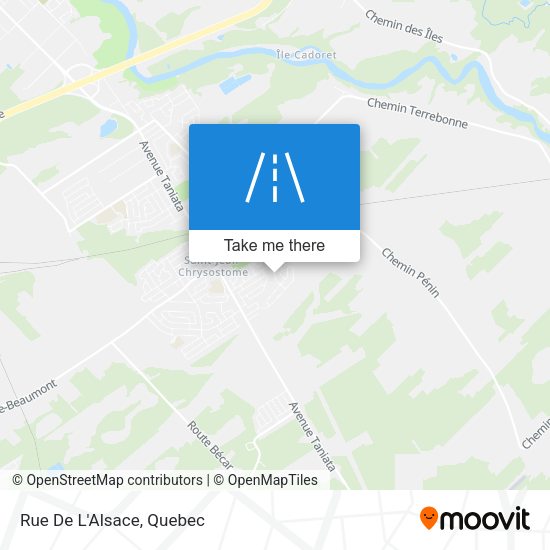 Rue De L'Alsace map