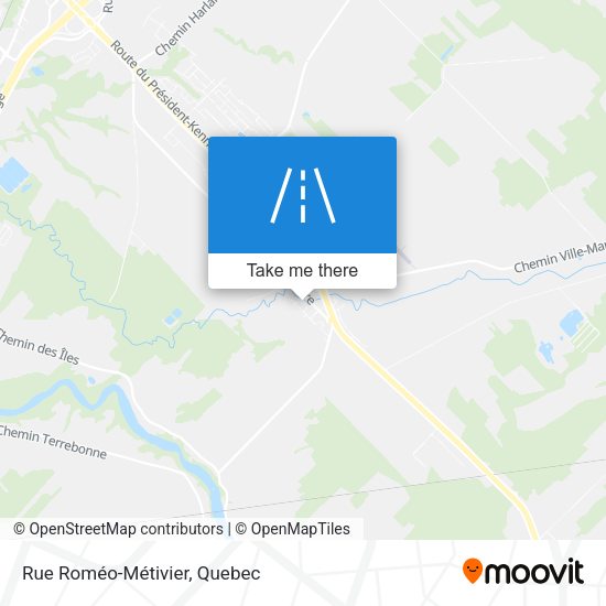 Rue Roméo-Métivier map