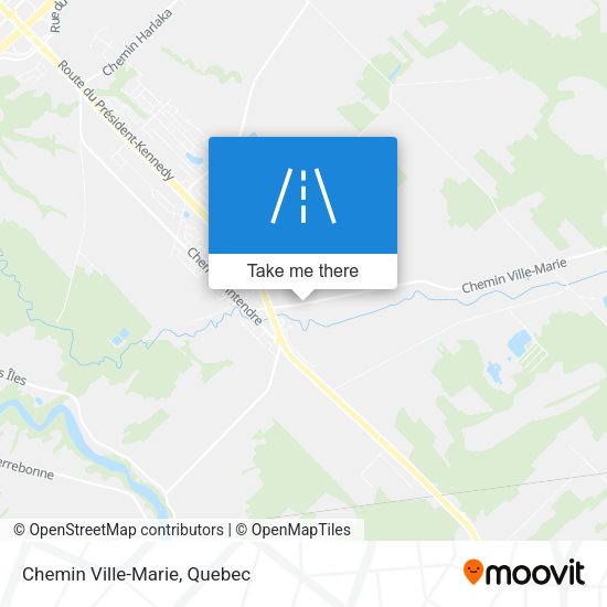 Chemin Ville-Marie map