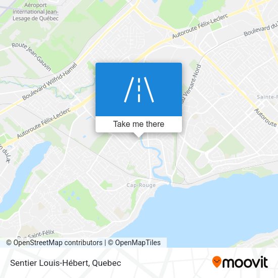 Sentier Louis-Hébert map