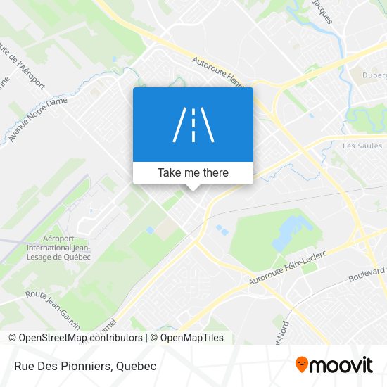 Rue Des Pionniers map