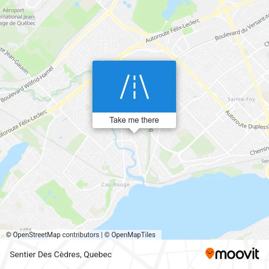 Sentier Des Cèdres map