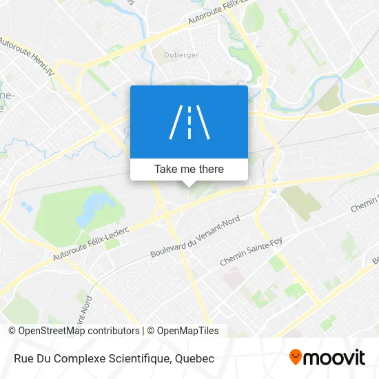 Rue Du Complexe Scientifique map