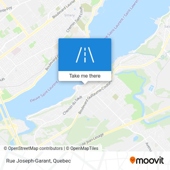 Rue Joseph-Garant map