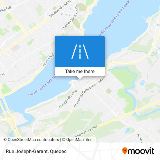 Rue Joseph-Garant map